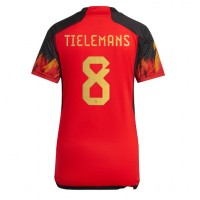 Belgicko Youri Tielemans #8 Domáci Ženy futbalový dres MS 2022 Krátky Rukáv